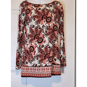 Michael Kors Red Paisley Dress